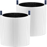 Mini Max Replacement Filter for Blueair Blue Pure Mini Max Air Purifiers | 2-in-1 Activated Carbon Blue Pure FMINI Filter Fits for Blue Pure Mini Max Air Purifier, White, 2 Pack