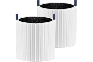 ISINLIVE 2 Pack Mini Max Replacement Filter Compatible with Blueair Blue Pure Mini Max Air Purifiers, HEPA & Activated Carbon Blue Pure FMINI Filter Fits for Blue Pure Mini Max
