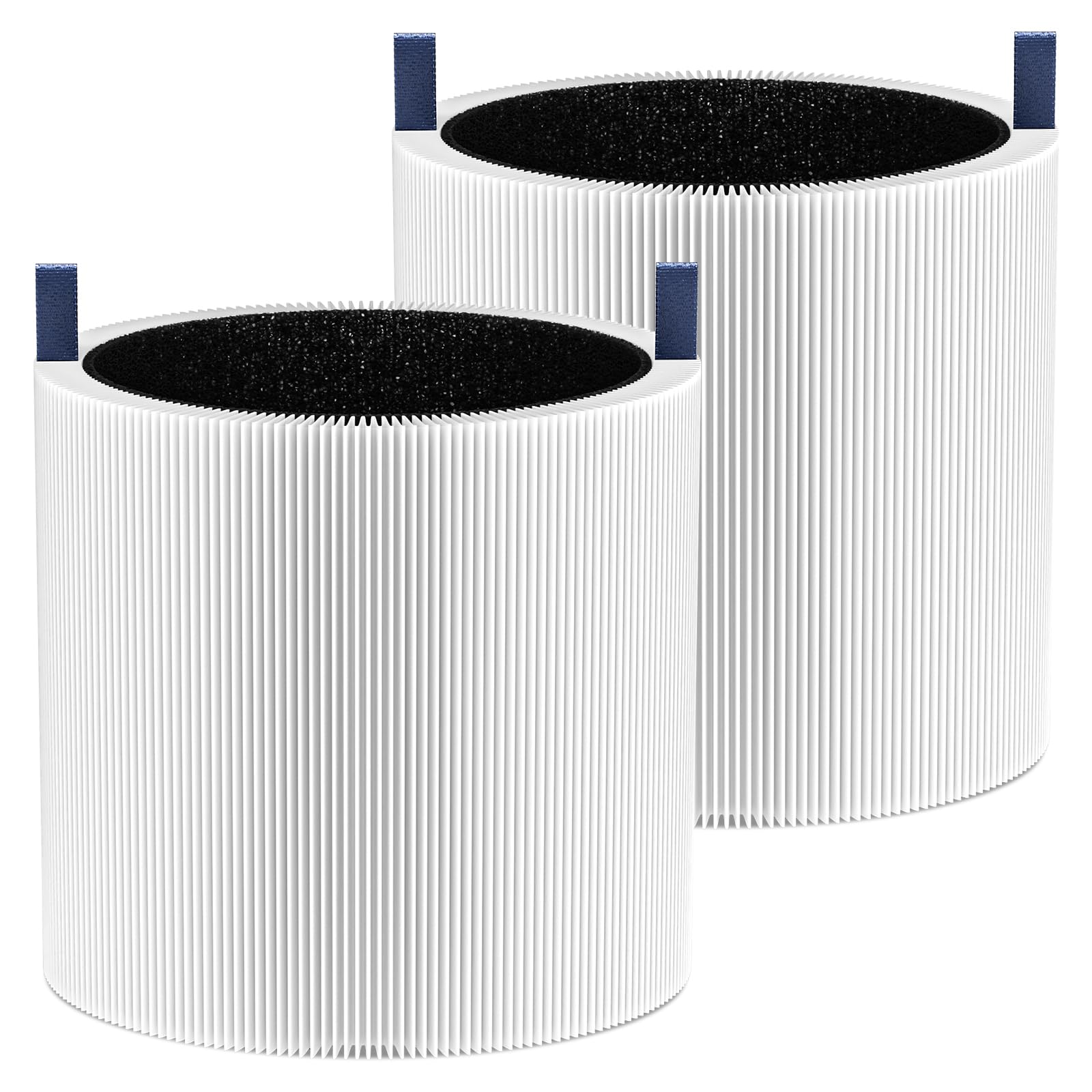 Photo 1 of 2 Pack Mini Max Replacement Filter Compatible with Blueair Blue Pure Mini Max Air Purifiers, HEPA & Activated Carbon Blue Pure FMINI Filter Fits for Blue Pure Mini Max