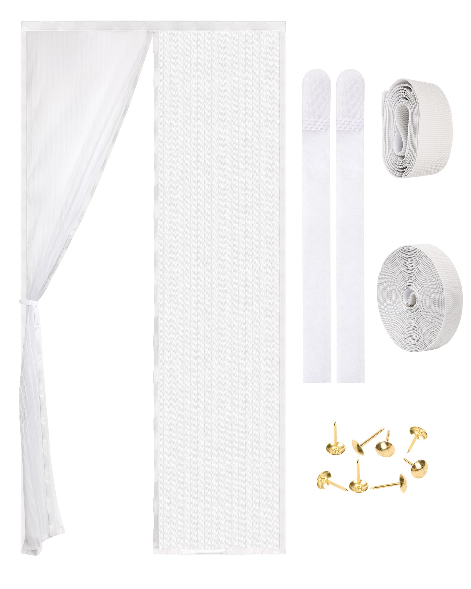 Magnetic Screen Door - Self Sealing, Heavy