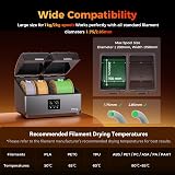Creality Filament Dryer 4-Spool SpacePi X4 Dual Heating 85C Dehumidifier view 9