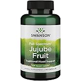 Swanson Jujube Fruit - Full Spectrum Herbal Supplement Promoting a Calm & Relaxed Mind - Natural Formula Supporting Stress & Support - (60 Capsules, 675mg Each)