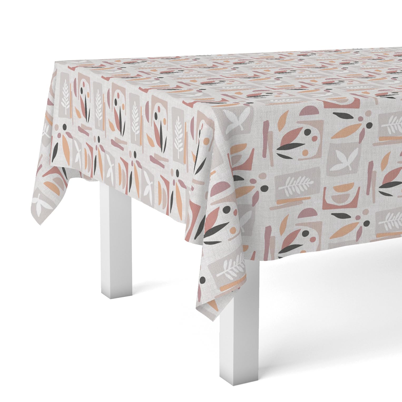 Martina Home Segre Oilcloth Tablecloth 250 x 140 cm Pink