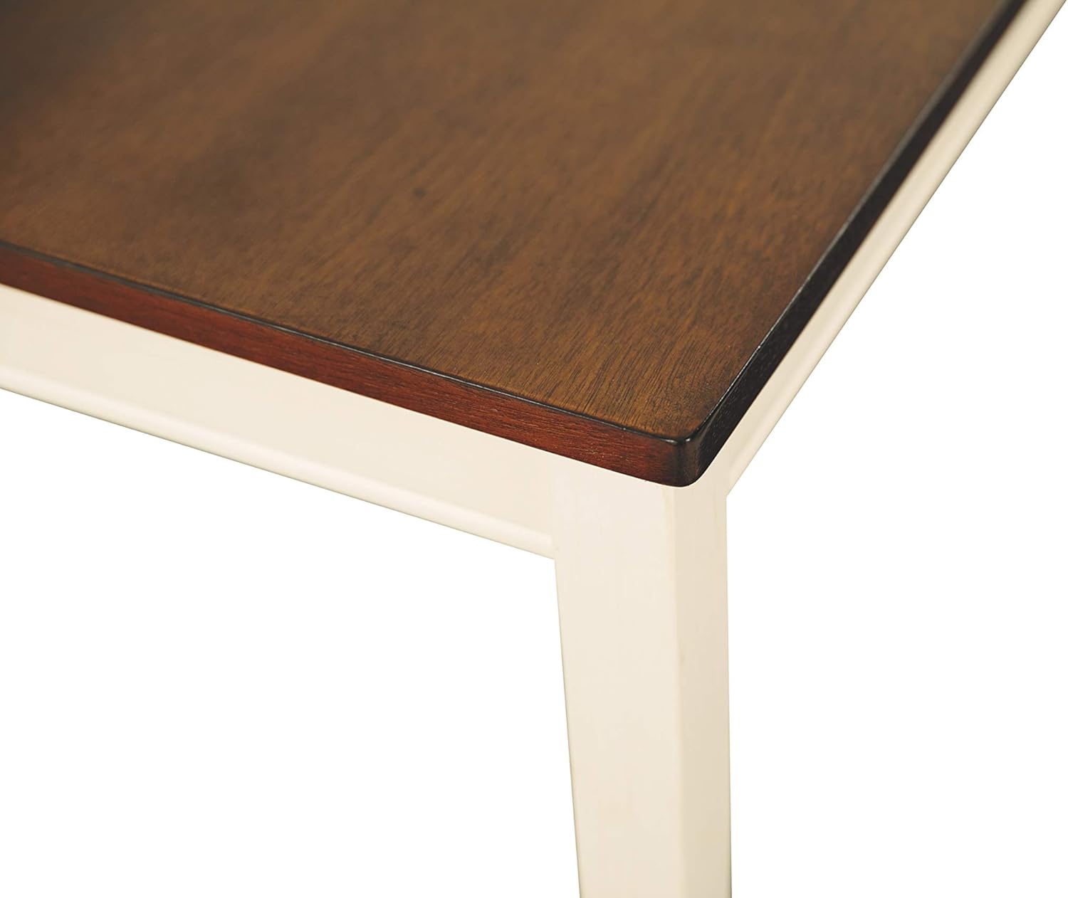Signature Design by Ashley Whitesburg Dining Room Bench, Brown/Cottage White - Table Benches