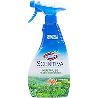 Clorox - BB0703 Scentiva Multi-Use Fabric Refresher Spray | Fabric Freshener for Closets, Upholstery, Curtains, and…