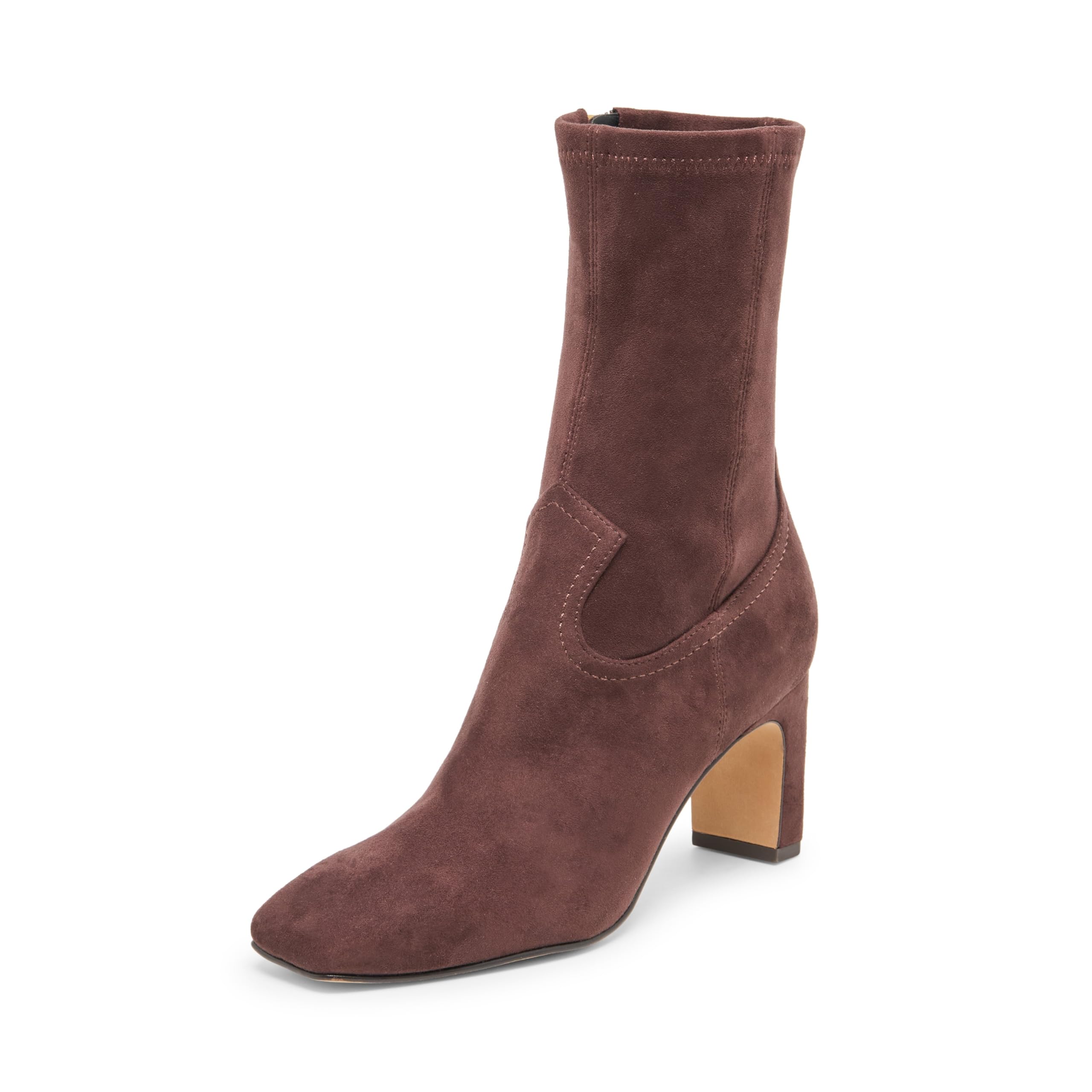 Dolce Vita Women’s ROAN Mid Calf Boot, MAHOGANY, 7.5