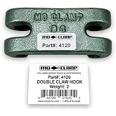 MO-CLAMP 4120 Double Claw Hook 6 Ton MOC4120 MCL4120 PU4120