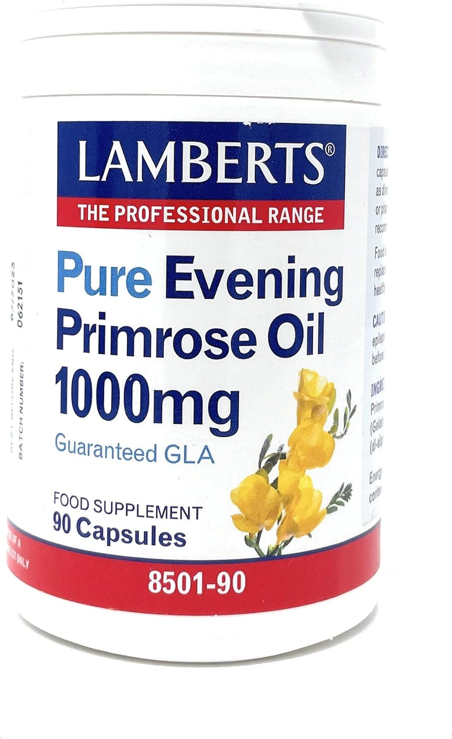 Amazon Com Lamberts Pure Evening Primrose Oil 1000mg 90 Capsules Health Personal Care