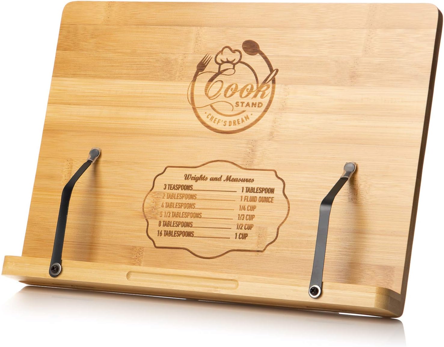 Diy Recipe Book Holder Cookbook Stand Wooden Book Stand Cookbook
