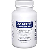 Pure Encapsulations Curcumin 500 with Bioperine - Antioxidant Supplement to Support Joints, Tissue, Liver, Colon & Cellular Health* - with Turmeric Curcumin & Bioperine - 120 Capsules