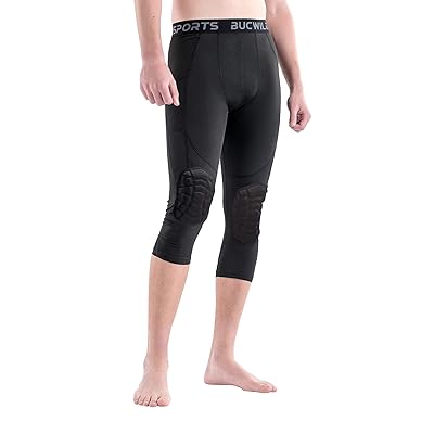 Bucwild Sports Compression Knee Pads - No-Slip Protection For Basketball & Volleyball