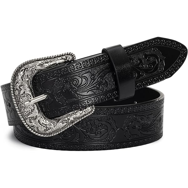 5518 Cowboy Western Belts For Men Women Buckle Belt Country Amazon.com: LALATCH Cowboy Belt Western Belts for Men Women  main image 2