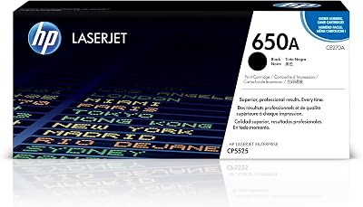 HP CE270A 650A Original LaserJet Toner Cartridge Black for M750 CP5525