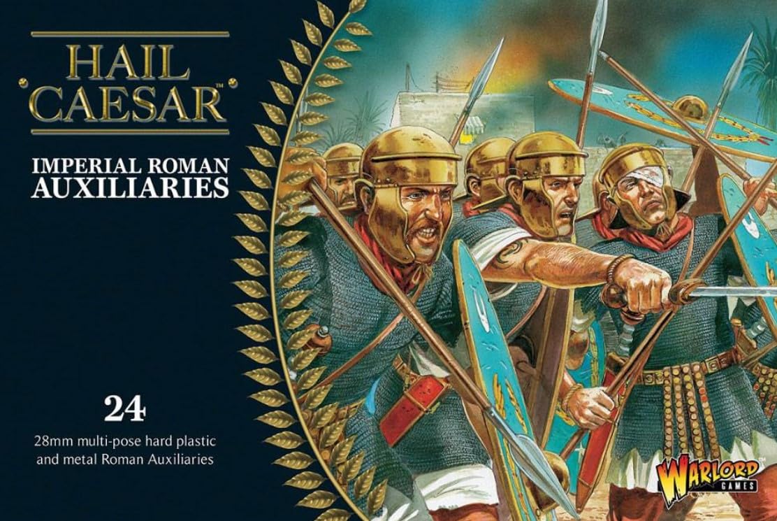 Warlord Games Imperial Romans Auxiliaries - 28mm Scale Plastic Miniatures for Hail Caesar Highly Detailed Ancient Era Miniatures for Table-top Wargaming