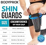 Bodyprox Shin Guards Sleeves for Men Women Youth X Small Soccer view 2