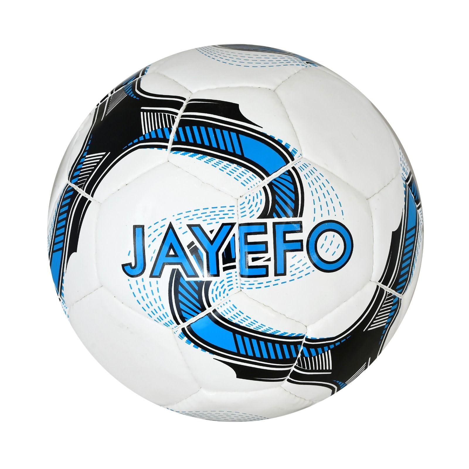 Jayefo Pro Lightweight Foot Ball - Soft Touch Feel, Hugely Durable, Ideal for Training & Matches, Suitable for All Grounds, for Boys, Teens & Footballers of All Ages | Gold