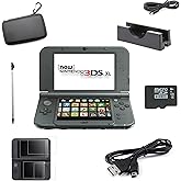 Nintendo New 3DS XL, Black Premium Bundle (Renewed)