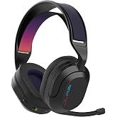 JLab Nightfall Wireless Gaming Headset, Bluetooth 5.3, Black