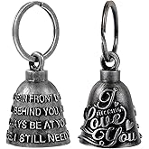 【2Pack】Motorcycle Bells for Biker Good Luck Guardian Riding Bells with Hanger Motorcycle Accessory or Keychain for Luck