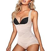 REYEOGO Shapewear Bodysuit for Women Tummy Control Butt Lifter Panty Hi-Waist Trainer Stomach Body Shaper Slimming Girdles
