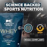 Kinetica Whey Protein Powder Vanilla 4.5 Kg 130 Servings 23g Protein view 3