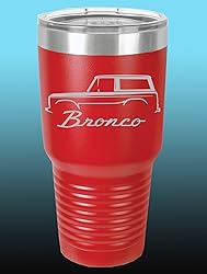 1966-77 Ford Bronco 30oz Stainless Steel Tumbler