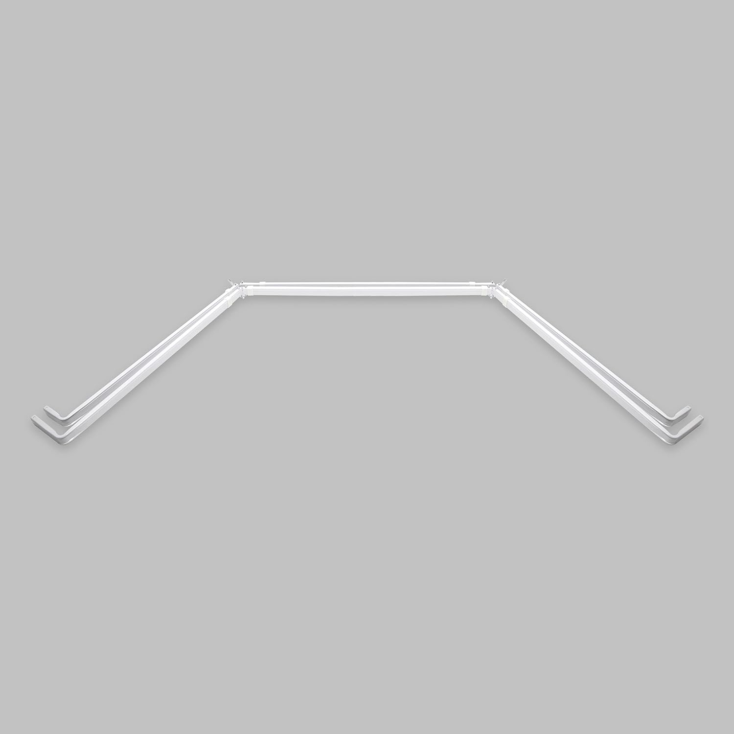 Amazon Com Instyledesign Lockseam Double Bay Window Curtain Rod