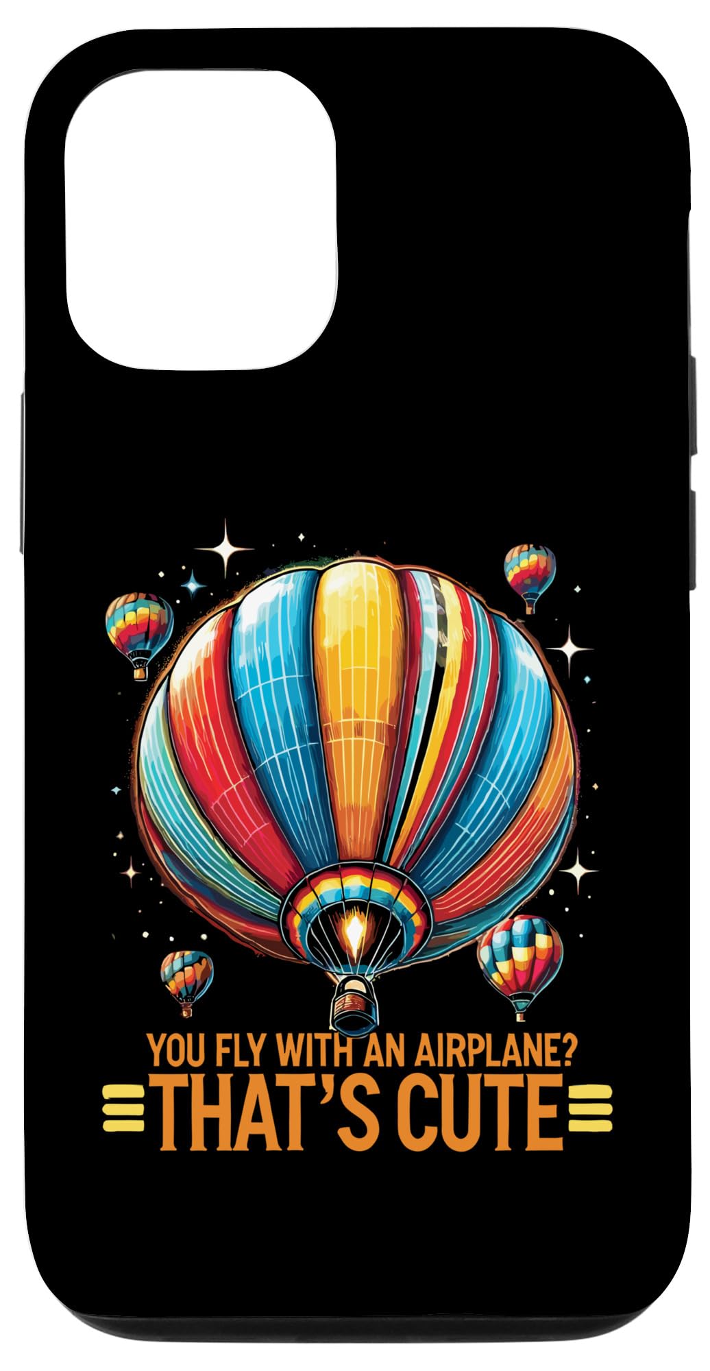 iPhone 15 Aeronaut Hot Air Balloon Funny Case
