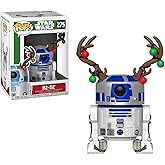 Funko Pop Star Wars: Holiday - R2D2 with Antlers Collectible Figure, Multicolor
