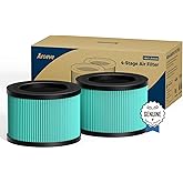 AROEVE MK01 & MK06 Air Filter Replacement 4-in-1 Air Filter for Pollen Pet Dander Hair- Pet Dander Version(2 Pack)