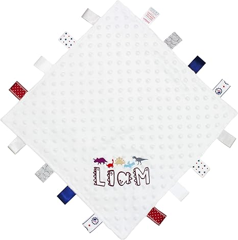 personalised taggy blanket