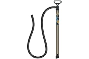 Underhill Big Gulp Pro Siphon Suction Water Pump 36 Inch Length with 72 Inch Outlet Hose, For Fluid Transfer, Water Removal, A-G3672CK