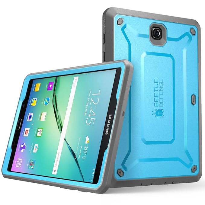 SUPCASE Hülle Kompatibel für Samsung Galaxy Tab S2 9.7 Rubost Schutzhülle 360 Grad Case Cover [Unicorn Beetle PRO] mit integr