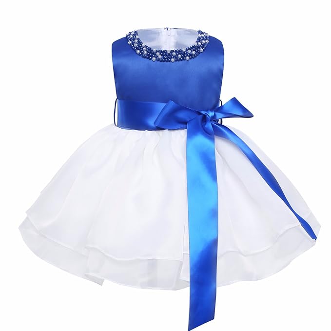 YiZYiF Baby Mädchen Kleid Taufkleid Festlich Kleid Hochzeit Partykleider Kleinkind Kinder Kleidung Organza Festzug für 3 Mona
