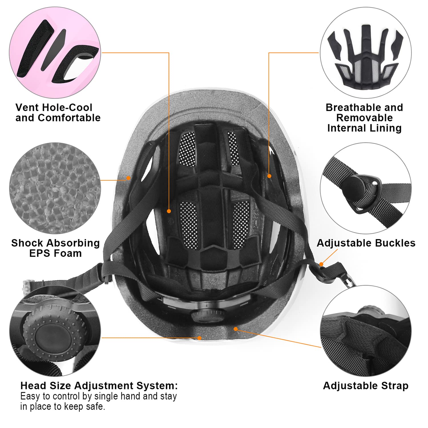 GLAF Baby Bike Helmet Toddler Helmets for 1 Year Old and up Infant Girls Boys Multi Sport Adjustable for Scooter Bicycle Kids Youth Child Skateboard Safety Cycling