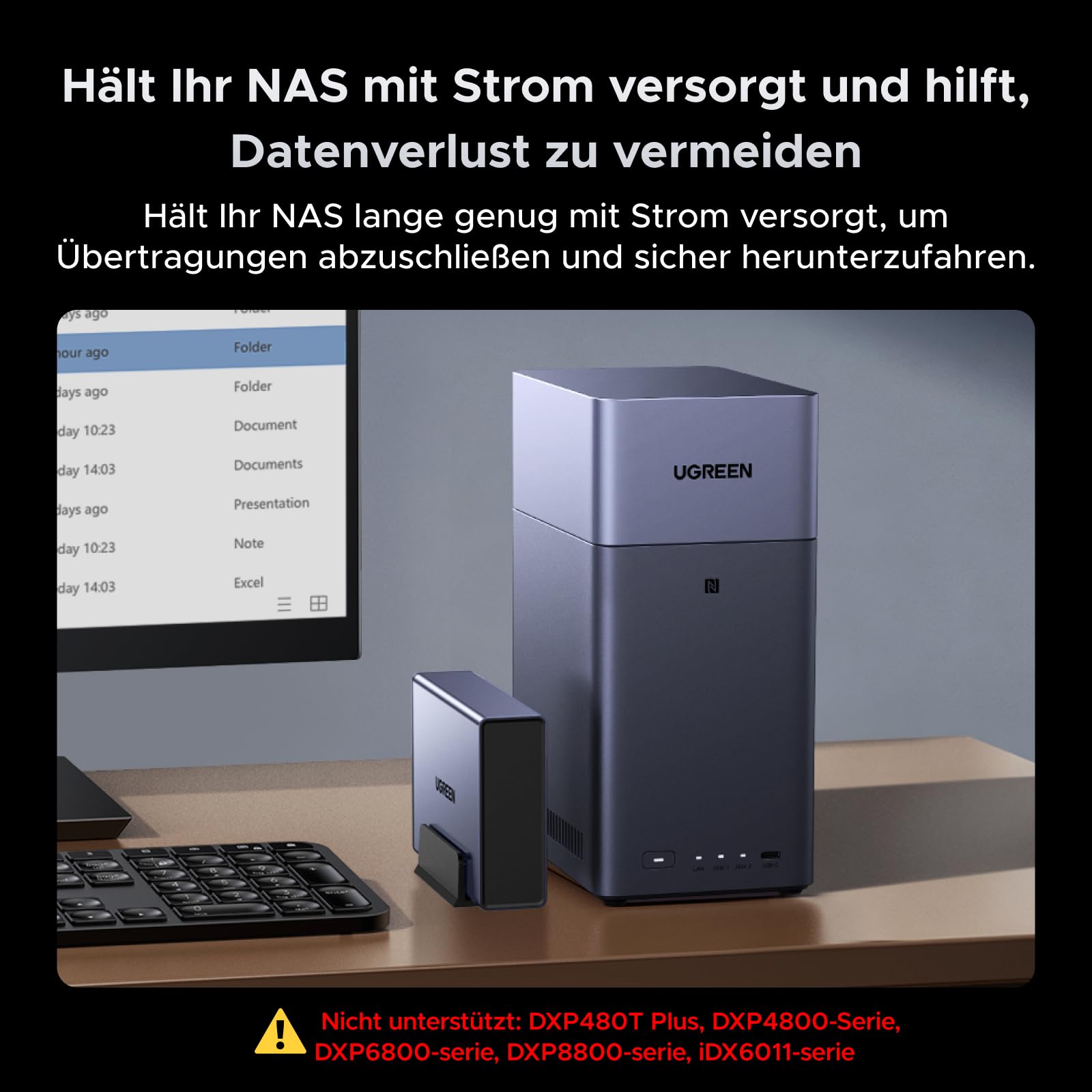 UGREEN NASync US2000 72W NAS-USV 4