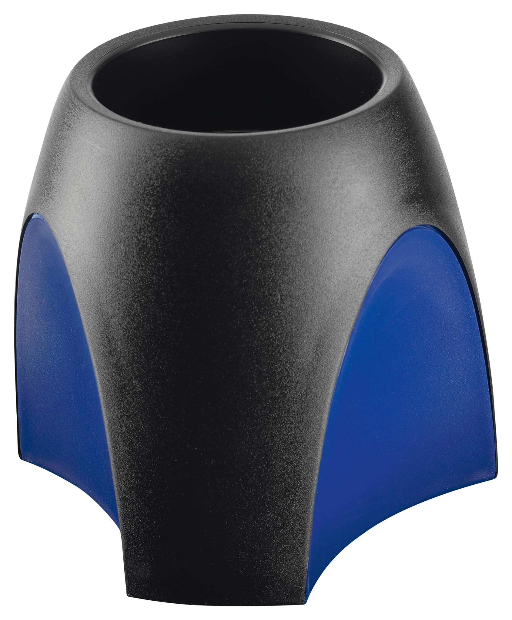 HAN 1753-34, DELTA pen cup. Attractive, elegant and stylish, premium quality, black-blue