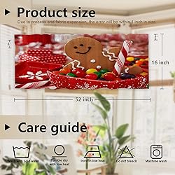 BaoNews Red Cute Gingerbread Cookies Kitchen