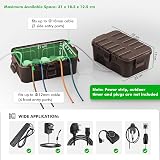 Restmo Extra Large Weatherproof Electrical Box IP54 Brown 12.6x8.7x5.1 in view 2