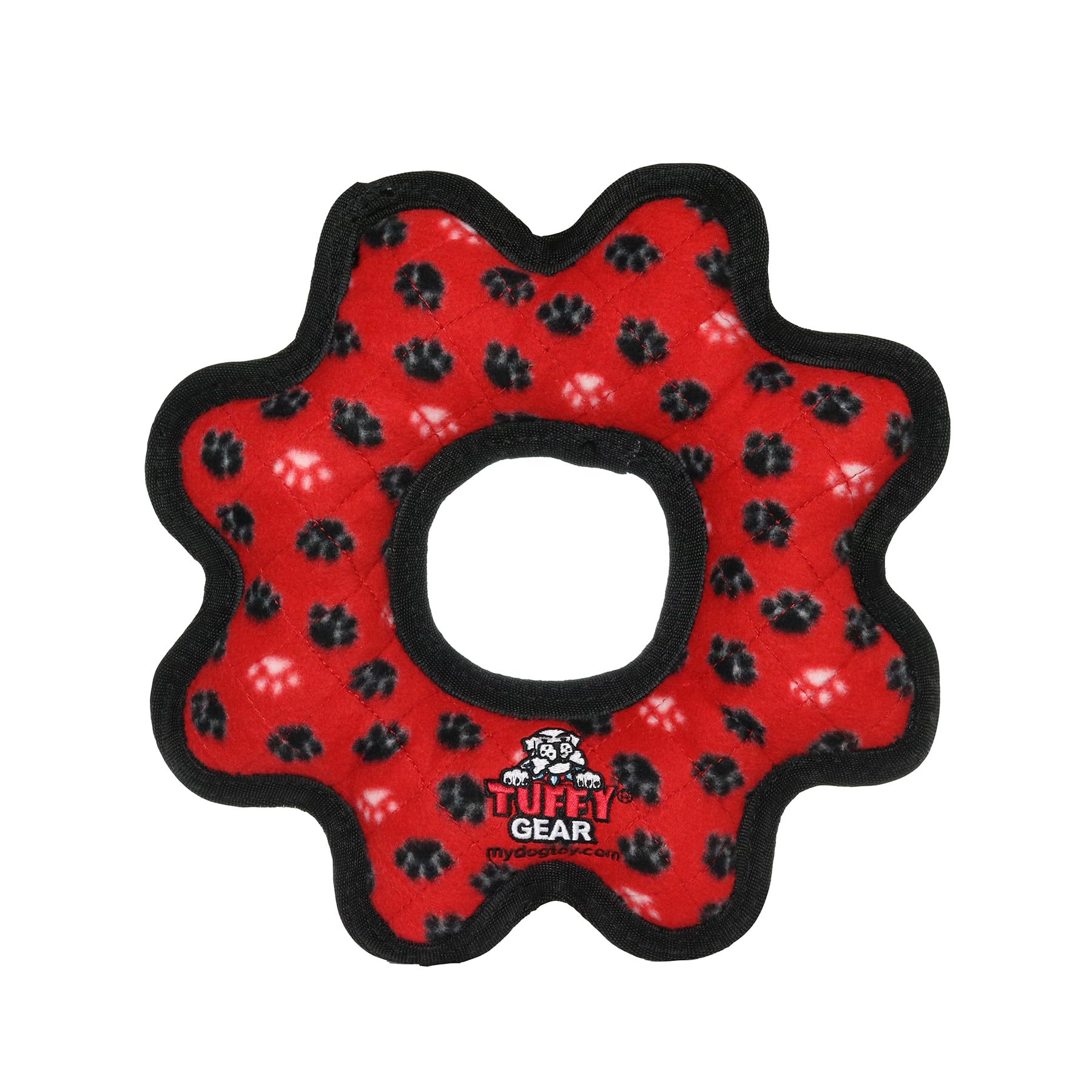 Ultimage Gear Ring Paws Dog Toy, Red