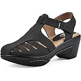 WHITE MOUNTAIN Women's Vie Heeled Cut-Out Clog