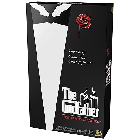 The Godfather, Last Family Standing Board Game Film Italiano Fun Family Party Game Spaventoso Film Multigiocatore Gioco di carte, per adulti e bambini dai 14 anni in su