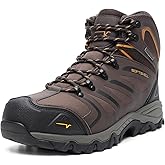 NORTIV 8 Waterproof Work Boots for Men Steel Toe Safety Construction Boots ARMADILLO-STL