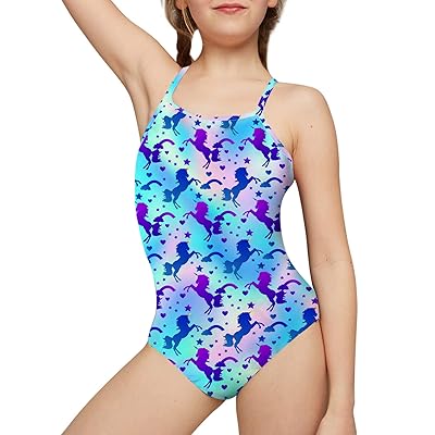 Buy Goodstoworld 3 12 Years Girls One Piece Bathing Suits Swimsuits Bandage Crossback Novelty Swimwear Online In Indonesia B08w2cdns5
