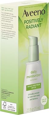 Aveeno Positively Radiant Daily Moisturizer SPF 30 Total Soy Complex Oil-Free view 8