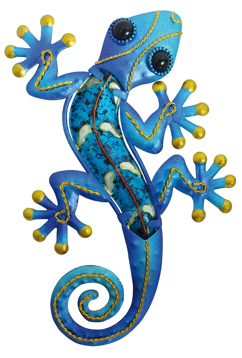 Creekwood Gecko Glass Metal Garden Wall Buy Online In Cambodia At Desertcart