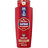 Old Spice Red Collection Body Wash for Men, Captain Scent, 709 mL