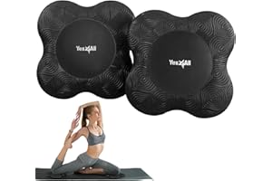 Yes4All 2PCS Yoga Knee Pads Extra Thick, Yoga Kneeling Pad for Pilates Exercise, 13/16 Inches Cushion Knees Elbow Mat Supplie