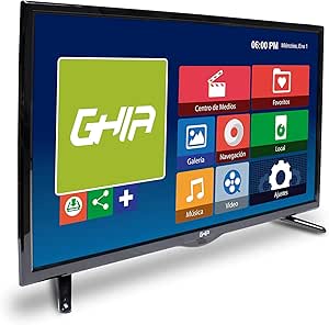 GHIA G32DHDS7 Smart TV 32", HD 720P, 2 HDMI / 2 USB/VGA/Pc 60Hz, Negro ...