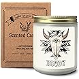 CIOJUNE Boho Aztec Bull Skull Lavender Candle, Cowgirl Gifts, Western Scented Candles for Home
